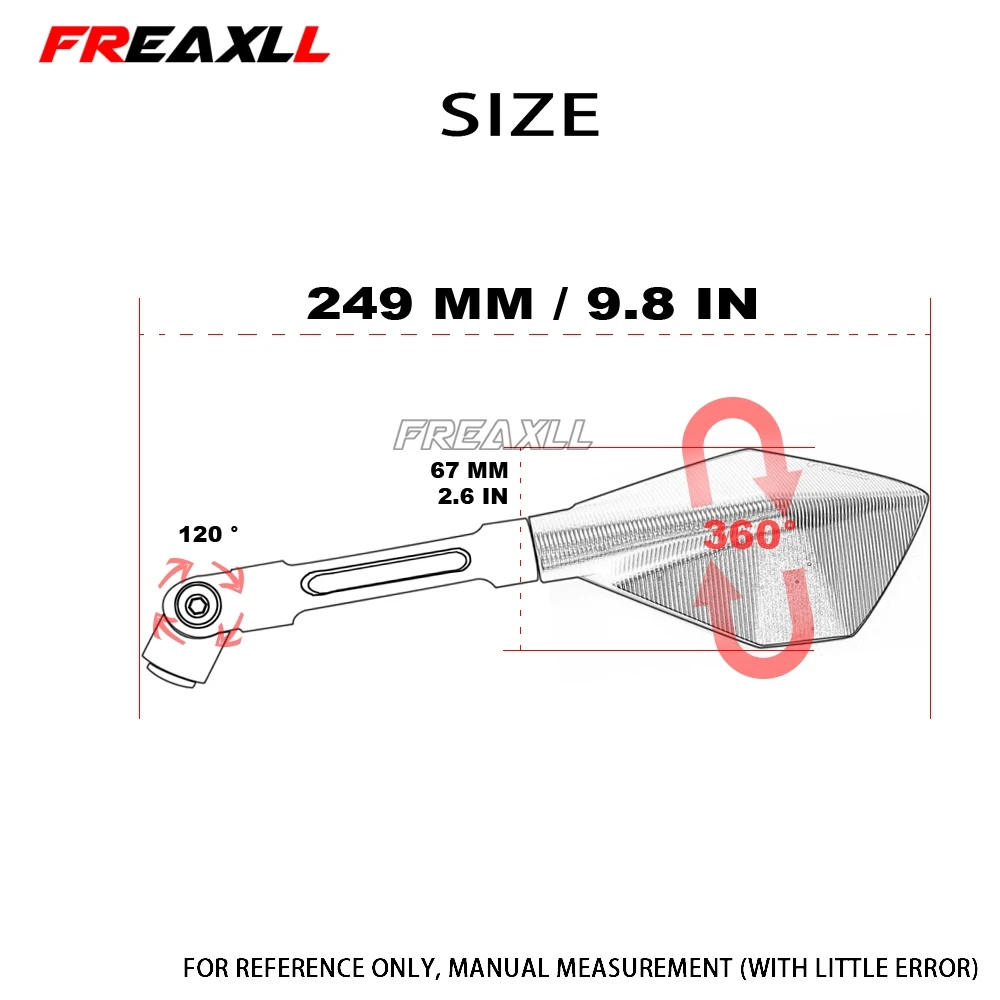 For Yamaha R1 R3 R6 R125 FZ6 FZ1 FAZER XV 950 MT07 MT09 MT 03 TMAX XMAX VMAX 1200 Universal Motorcycle Rearview Side Mirrors | Автомобили