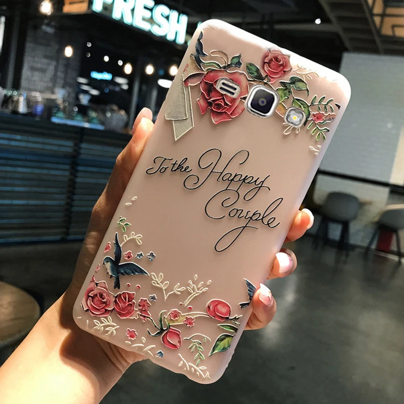 YueTuo матовый чехол для samsung galaxy j 1 j1 j100h 2015 силиконовый роскошный 3d прозрачный ТПУ