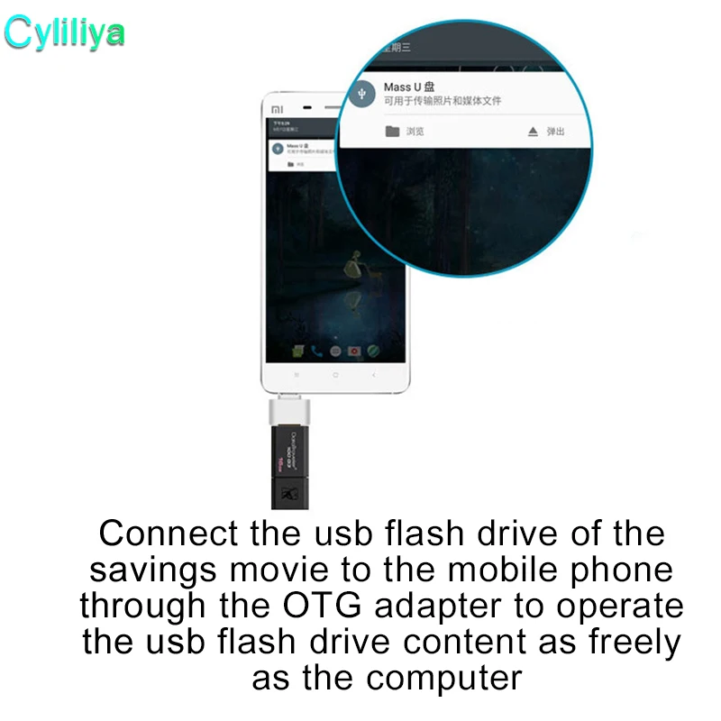 Мини Micro USB OTG USB 2,0 мини-адаптер подходит к Samsung планшетные персональные компьютеры на базе Android белый 100 шт./лот