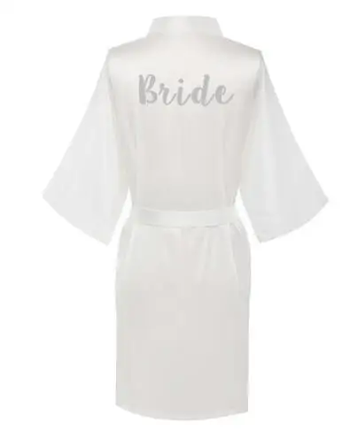 As the photo show sexy pink robe bride kimono satin robe women Bathrobe wedding robe sister mother of the bride groom bridesmaid robes - Цвет: As the photo show
