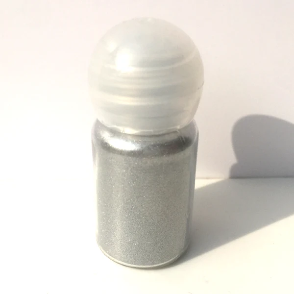 light silver DIY порошок для тиснения Металлизированные краски глянцевый золотистый Серебристый 10 мл украшения для скрапбукинга - Цвет: light silver