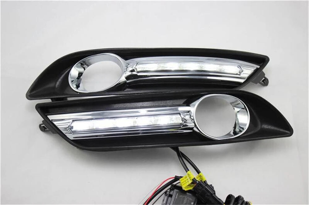 Автомобильный мигающий 1 комплект для Nissan Sylphy Sentra 2012 2013 светодиодный DRL дневные ходовые огни дневного света с указателем поворота