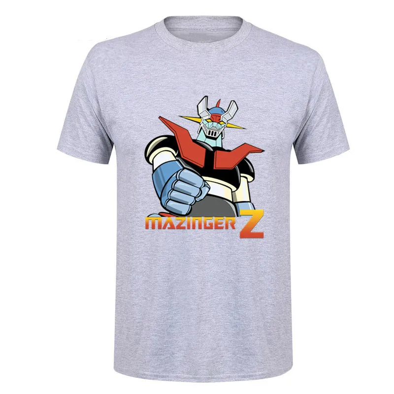 2017 новое поступление Аниме Mazinger Z Мужская футболка по индивидуальному заказу 100%