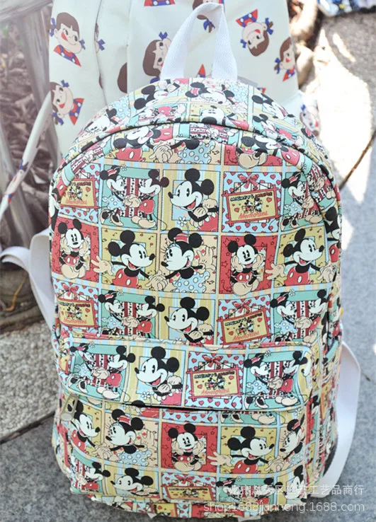 Disney Микки Маус мультфильм childrenl рюкзак мешок для школы сумка для отдыха начальной школы студент способа сумки Дорожная