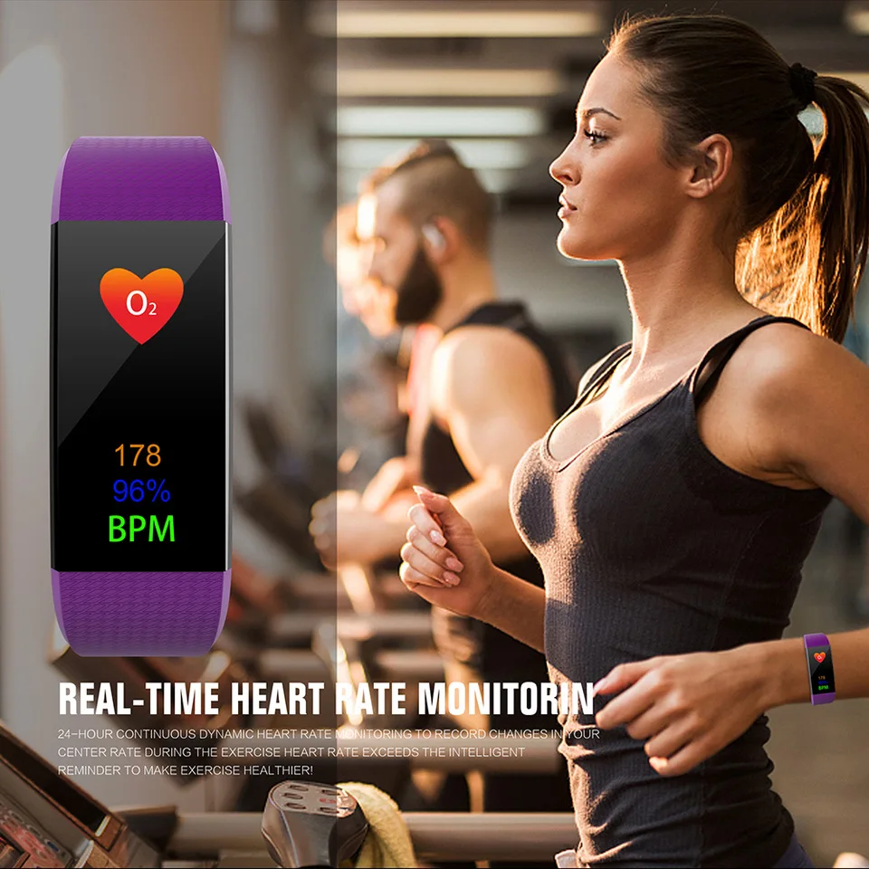 I9 Умный браслет, водонепроницаемый наручный браслет IP68, трекер фитнеса, измерение уровня кислорода в крови, монитор сердечного ритма, активность банд 2 3+.