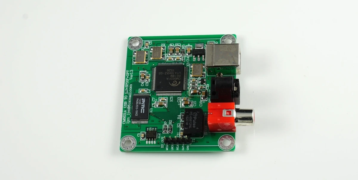 CM6631A 24 бит/192 кГц USB для коаксиального и оптического волокна SPDIF и ies от LJM новая версия