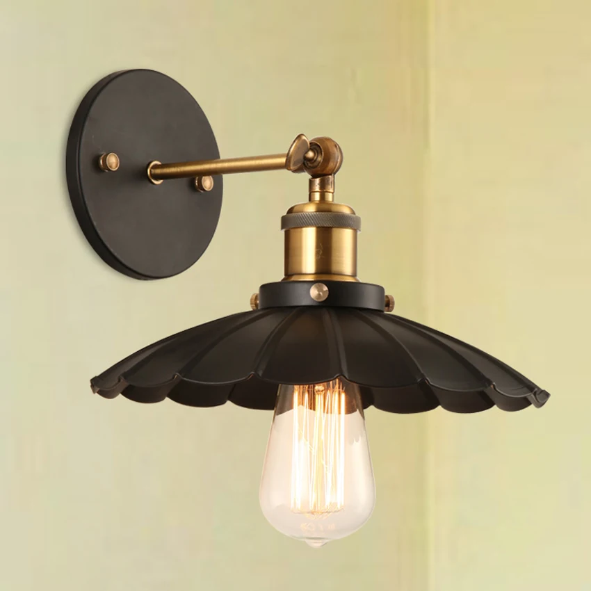American vintage wall light bedside lamps lights industrial indoor lighting for home 110V/220V diameter 25m | Лампы и освещение