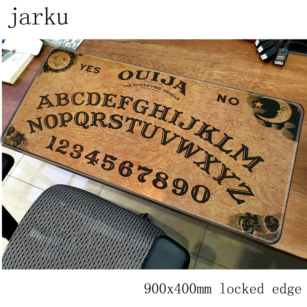 Ouija игровой коврик для мыши 900x400x3 мм большой красочный аксессуары ноутбука и ПК