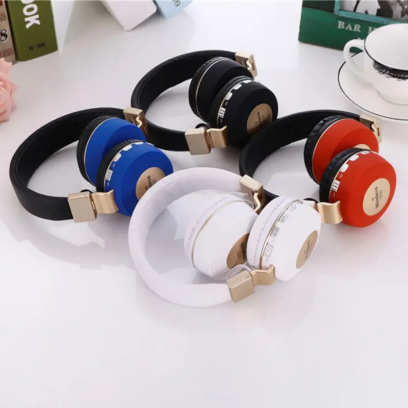 Беспроводные наушники Bluetooth гарнитура с микрофоном TF картой для телефона