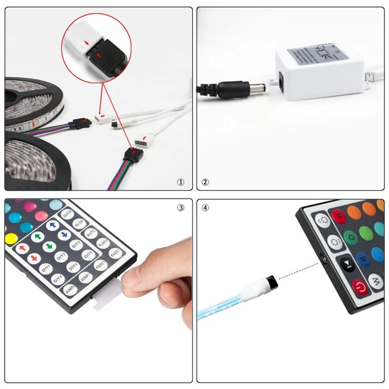 Светодиодная ленсветильник 10 м 5050 RGB Водонепроницаемая светодиодсветильник