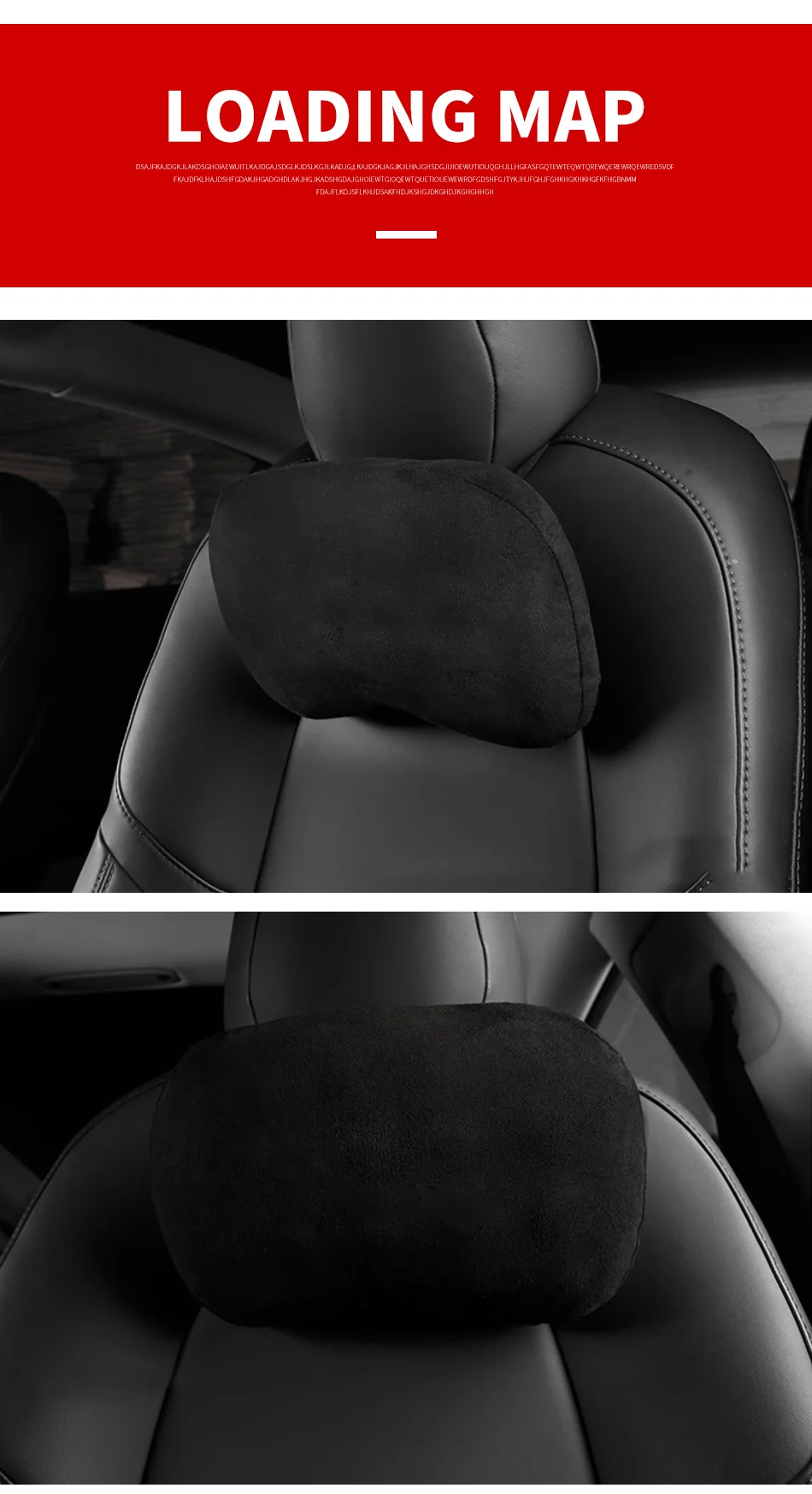 Modification Two styles Headrest neck comfort headrest for Tesla for model 3 Car accessories