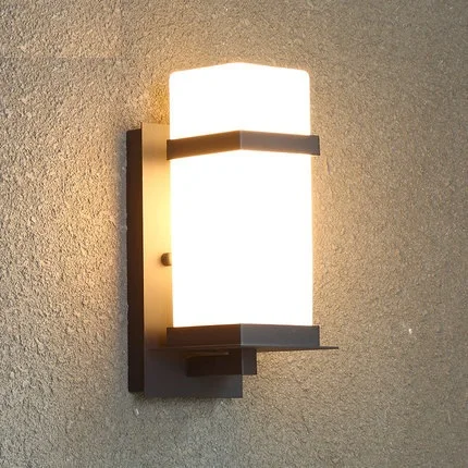 DOXA Out Door Glass Modern Wall Lamp LED Simple Iron Sconce Aisle Stairway Waterproof Home Lighting Fixtures Arandela | Освещение