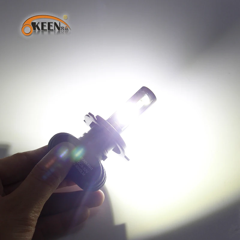 OKEEN 2 шт. 9005 HB3 9006 HB4 H11 H4 H7 Led H1 Автомобильные фары S1 50 Вт 8000 лм 6000 К автомобильная лампа все в одном CSP Lumileds лампа