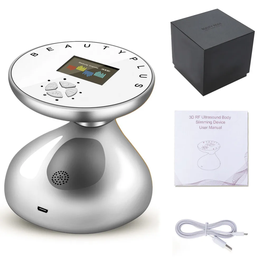 

New Ultrasound EMS RF Cavitation Fat Burner Led Photon Therapy Skin Rejuvenation for weight Loss Face Body Slimming Massager