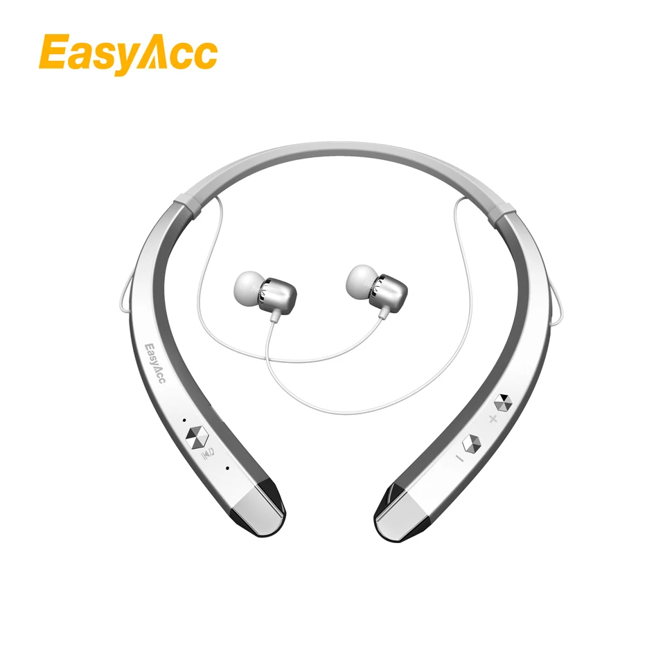 Easyacc шейным стерео гарнитура Bluetooth Беспроводной передвижное V4.1 спортивные