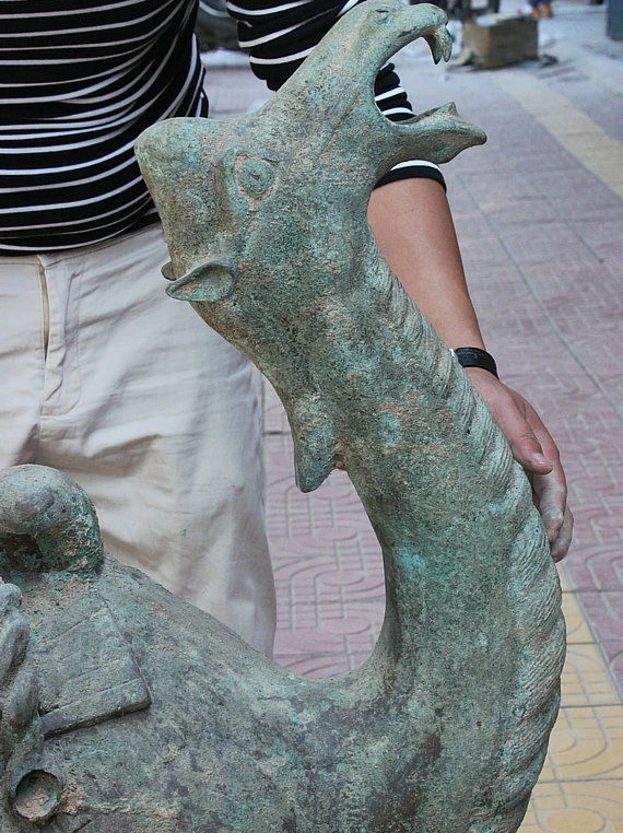 41 &quotОгромный Китайский Династии Долголетия Бронзовая Королевский Корабль