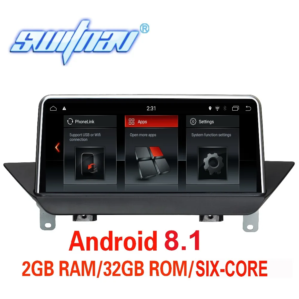 6 core Android 8 1 для BMW X1 E84 с orginalscreen/оригинальная CIC Системы автомобильный DVD плеер