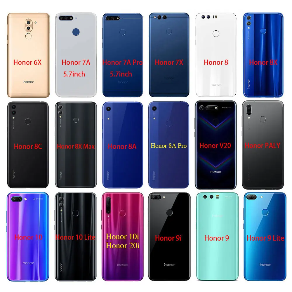 Мягкий силиконовый чехол для Huawei Honor 30 20 Pro 10 9 9X Lite 10i 9a 8a 7a 30s розовый Модный |