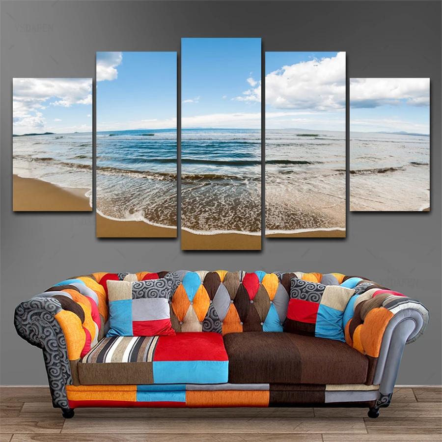 

HD print olieverf Film modulaire foto Scenery poster kind room decor woondecoratie 5 stks canvas art z377