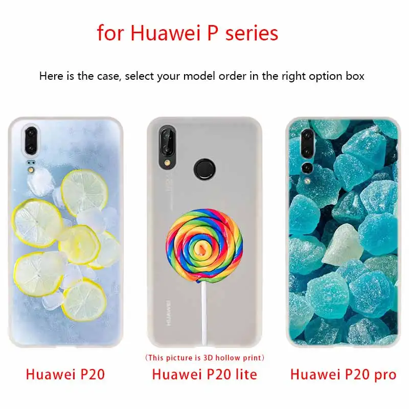 Чехол для телефона с фруктами сахаром ледяной клубникой Huawei P40 P9 P10 P20 P30 Lite чехлы Pro
