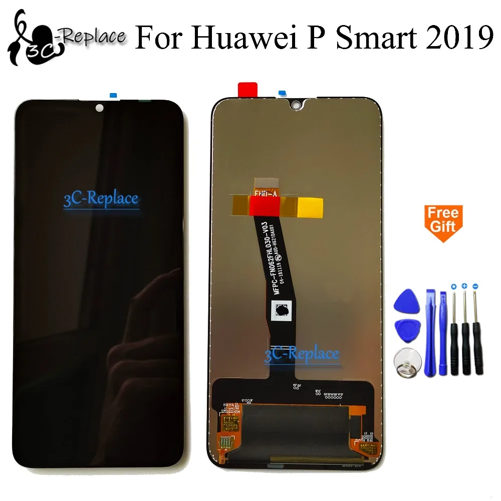 Оригинальный 6 21 дюймов Новый Для Huawei P Smart 2019 POT LX3 L23 LX1 LX2 ЖК дисплей сенсорный