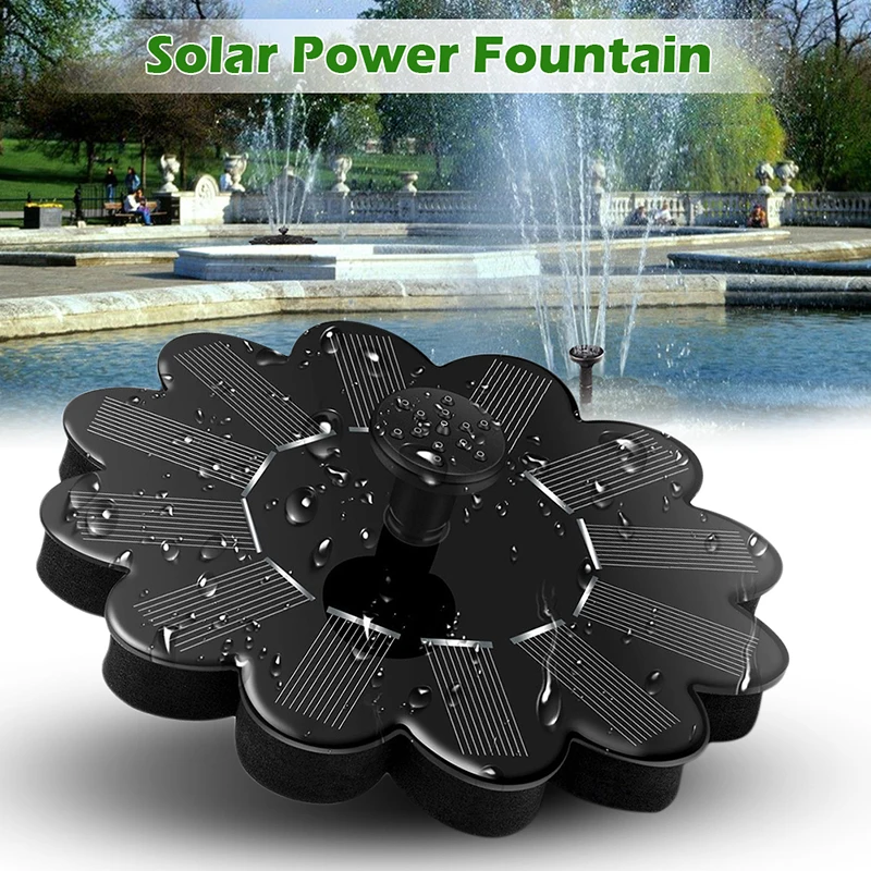 

Solar Fountain Garden Kit Solar Water Pump Outdoor Landscape Fish Pool Pond Solar Water Pump Floating Fountain Garden Decoration