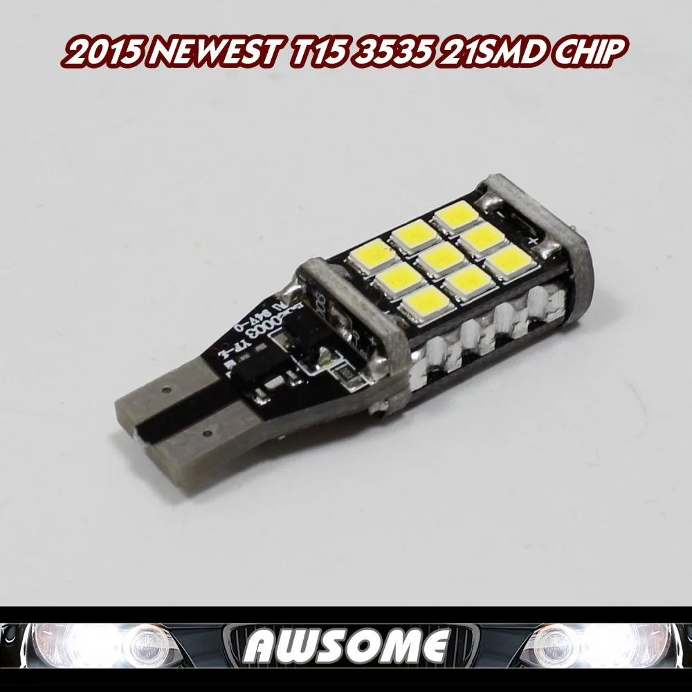 2x T15 W16W 921 светодиодный CANBUS 3535 21SMD светильник высокой мощности совместимый с T10 W5W