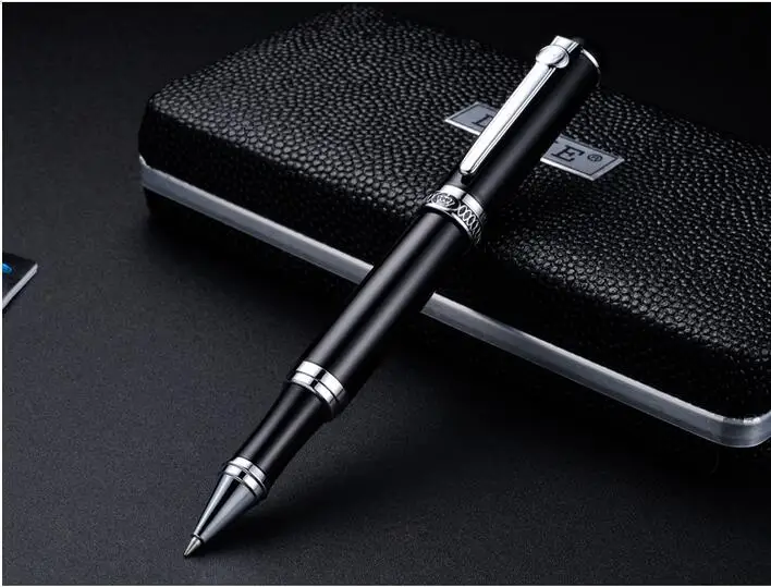Роскошные черные металлические шариковые ручки Duke D2 модные канцелярские