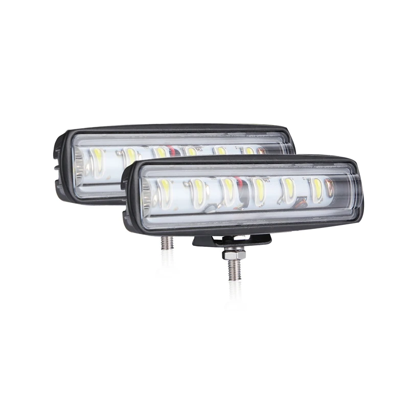 Супер тонкий 8D объектив 90 Вт 6 дюймов Led бар внедорожный светильник для авто 12В 24В