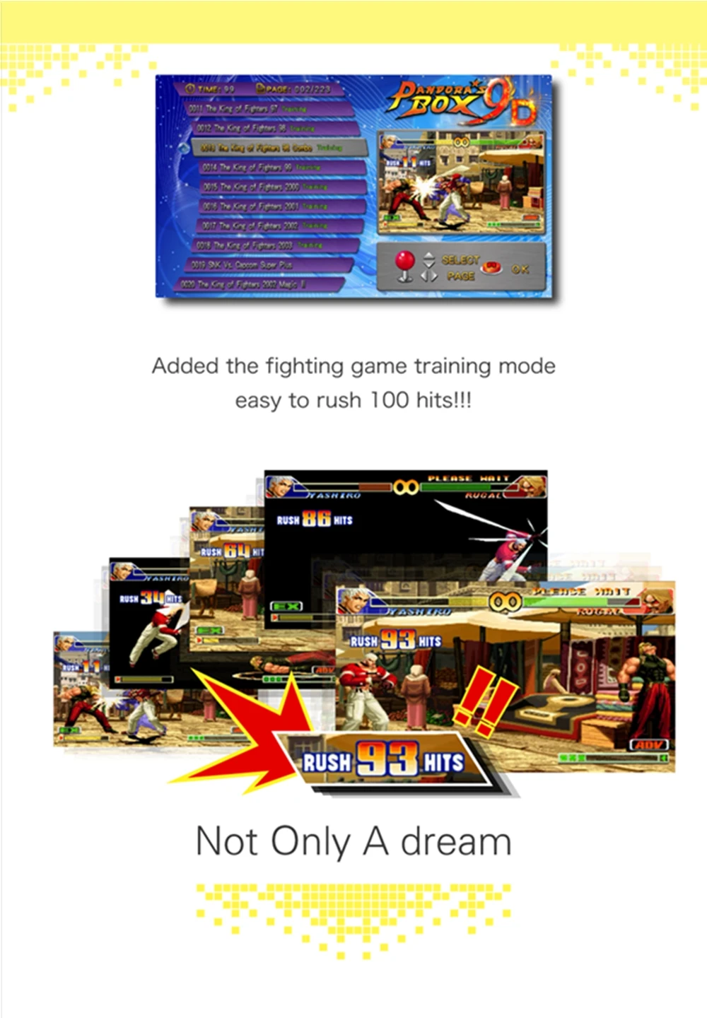 Pandora's box 9D 2500 В 1 аркадная консоль полный Sanwa Джойстик Кнопка ТВ ПК PS3 монитор Поддержка HDMI VGA USB выход видео машина