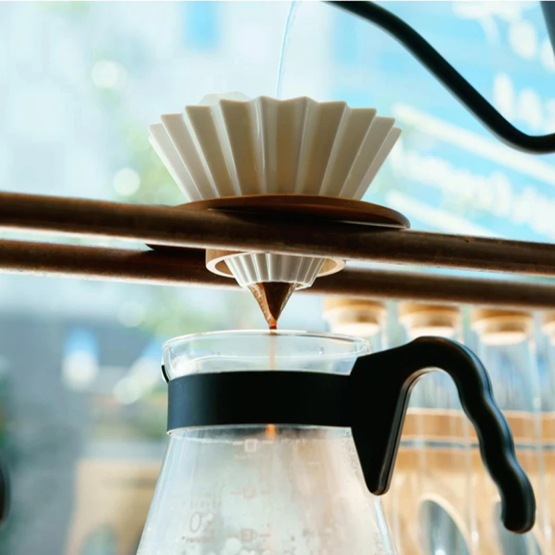 Керамическая кофейная капельница V60 стиль 1-2 чашки кофе капельный фильтр чашка Перманентный залить над кофеварка с набором кофе инструменты