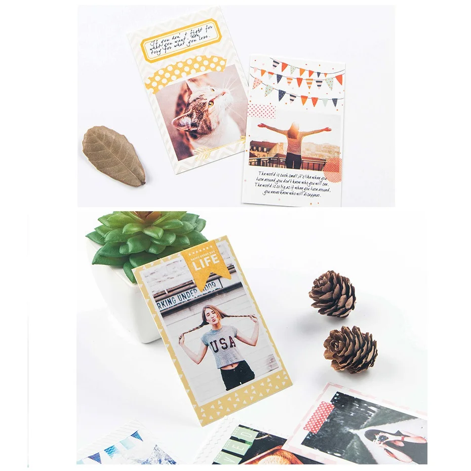54 шт. мини открытки для скрапбукинвечерние 5 2 х8 см|message card|christmas party invitationsmini card |