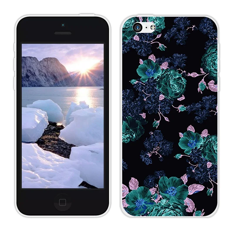 Чехлы для телефонов iPhone 5 5C 4 0-5 8 дюймов прозрачный матовый Силиконовый чехол 7 plus X