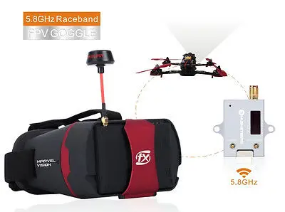 Доставка! FX 797T беспроводная камера Авто поиск Дрон гонки монитор FPV очки|fpv