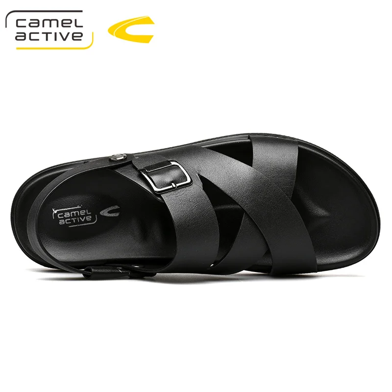 Мужские сандалии из натуральной кожи Camel Active дышащая обувь в рыбацком стиле ретро