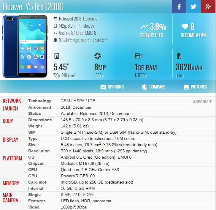 100% протестированный для Y5 lite 2018 Полный ЖК дисплей + кодирующий преобразователь