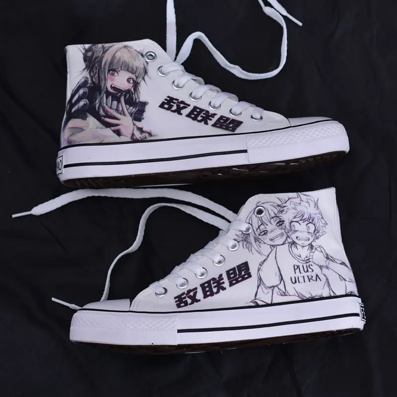 Высокое качество; парусиновая обувь унисекс в стиле аниме «Мой герой»; Студенческая обувь в консервативном стиле; повседневная обувь на резиновой подошве; Boku no Hero Academy; обувь на веревочной подошве