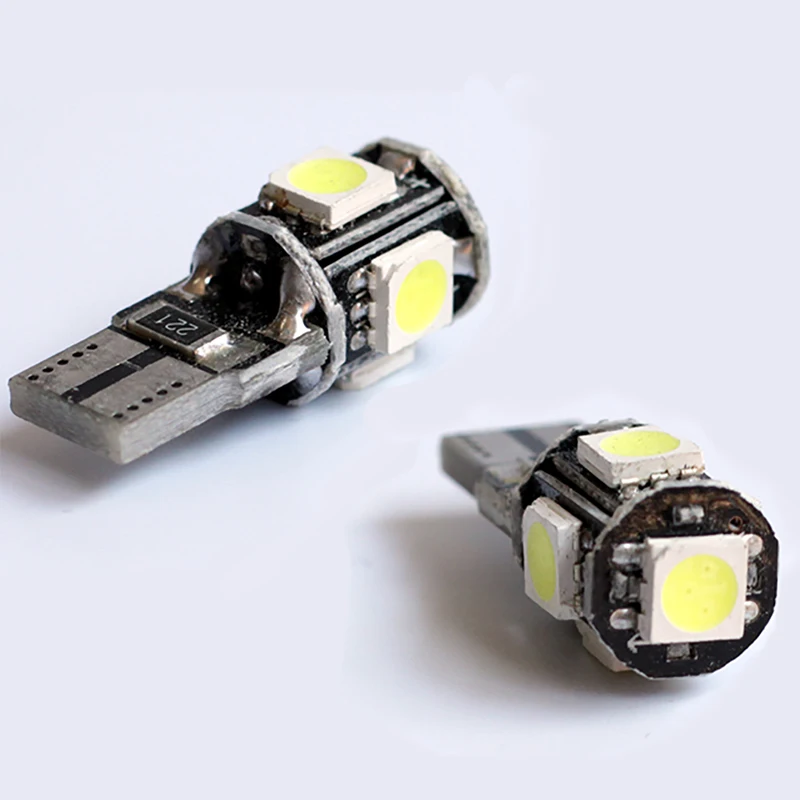 DXZ автомобильный светильник 10 шт. CANBUS Error Free T10 8 SMD светодиодный W5W 194 Супер яркая