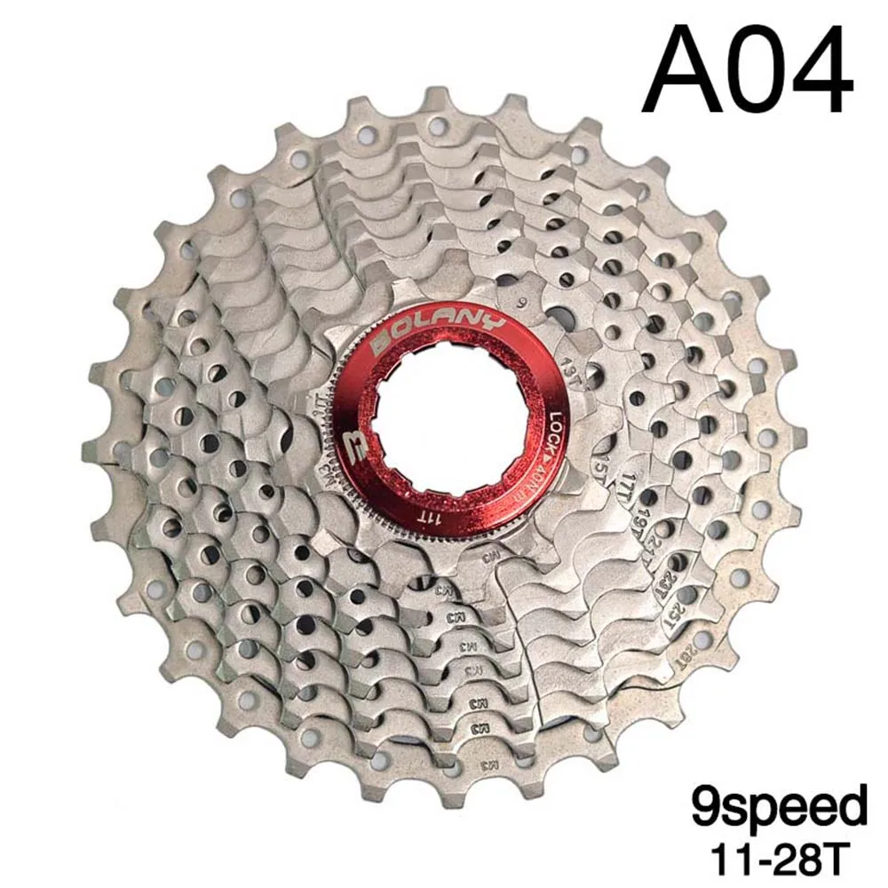 9S 11 to 28T BOLANY MTB велосипед Freewheel 8 S/9 S 11-25 28 32 40 42T MTB горный велосипедный маховик 8 9 скоростей кассета Звездочка для Shimano Sram - Цвет: 9S 11 to 28T