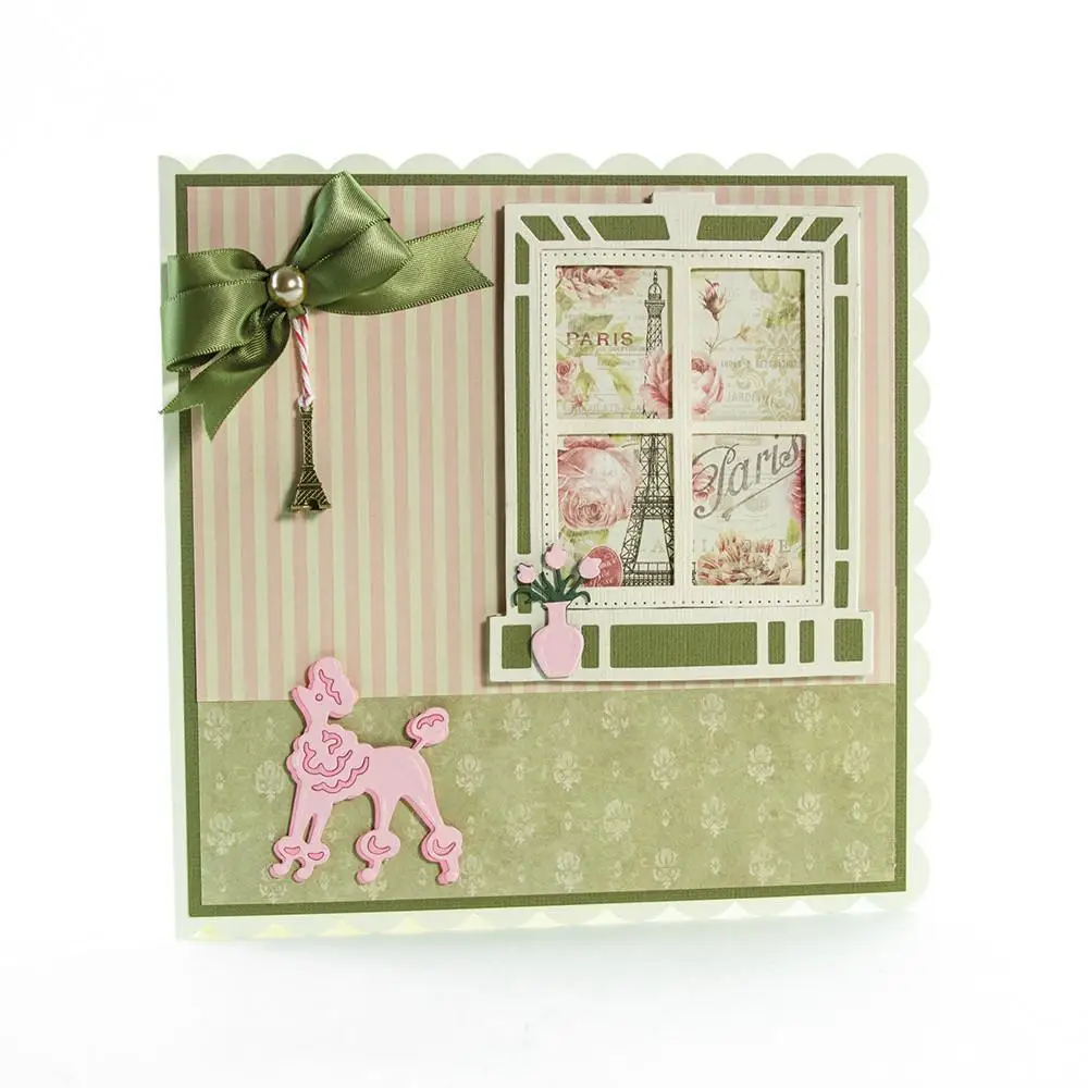 Женские металлические штампы для пуделя новинка 2019 трафареты сделай сам