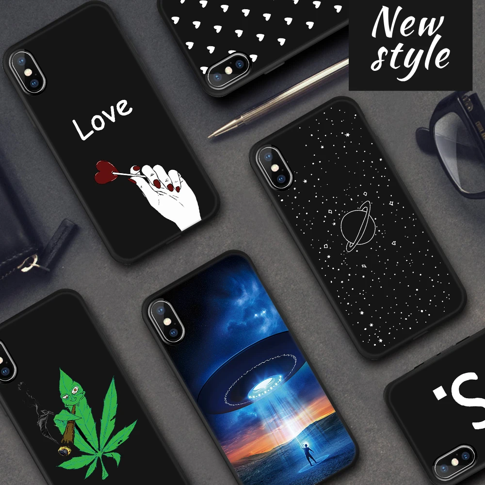 Силиконовые чехлы для iphone 5 6 S SE 5S 8 7 Plus X 10 Xs Max XR XS мягкий чехол из ТПУ с узором iPhone 11