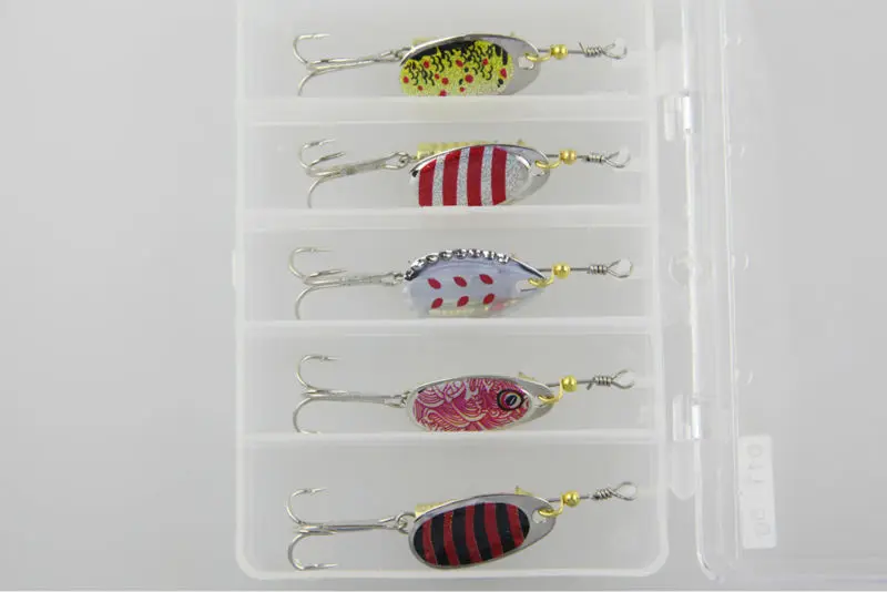 5 шт. приманки для рыбной ловли|lure spinner|spinner spoonfishing lure |