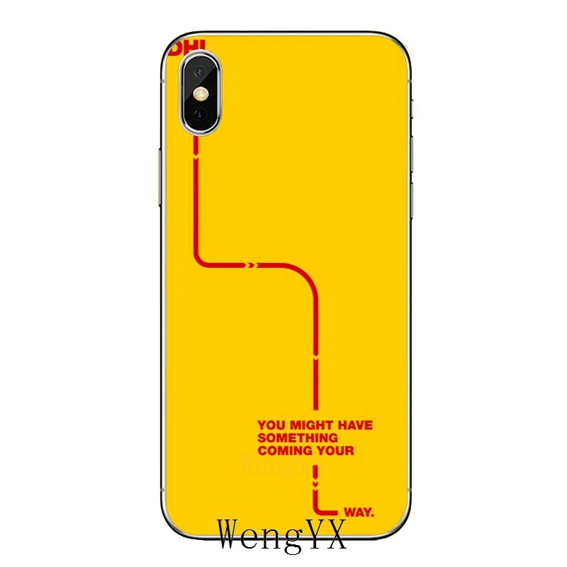 Модель жёлтого цвета роскошные логотип DHL для samsung Galaxy S3 S4 S5 S6 S7 край S8 S9 плюс mini Note 3 4 5 8 ТПУ мягкий чехол для мобильного телефона чехол - Цвет: A-08