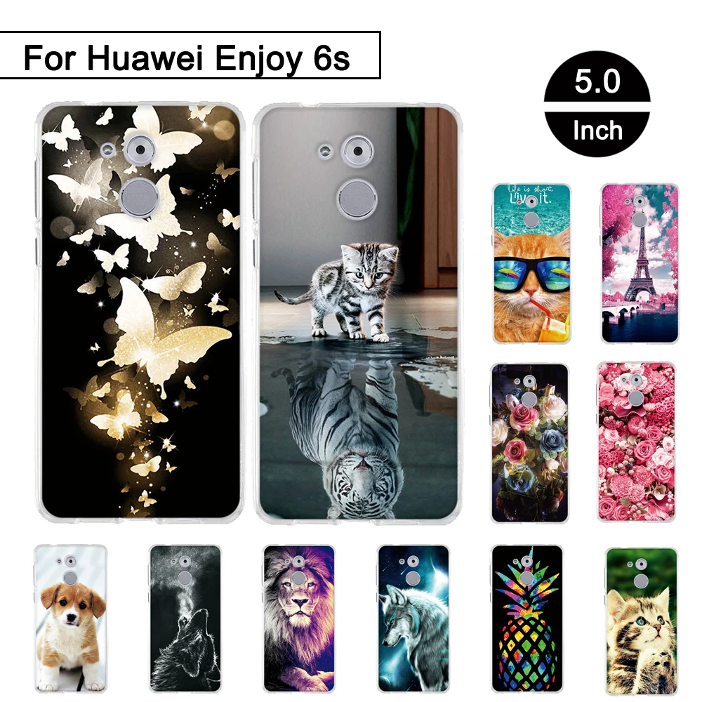 Чехол для Huawei Honor 6C защитный чехол Enjoy 6S с диагональю 5 дюймов накладка силиконовые