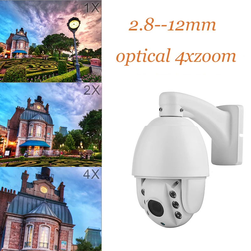 2MP HD 4G 3G sim карта Беспроводная PTZ купольная IP камера 1080P наружная 2 8 12 мм оптическая