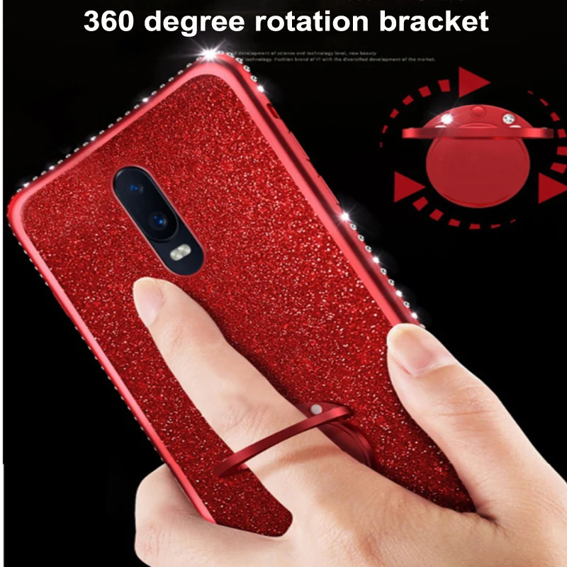 R17 pro case Bling Rhinestone Glitter Soft Silicone TPU Phone Case For OPPO R17Pro cases OPPOR17 Pro Diamond Girl back cover | Мобильные