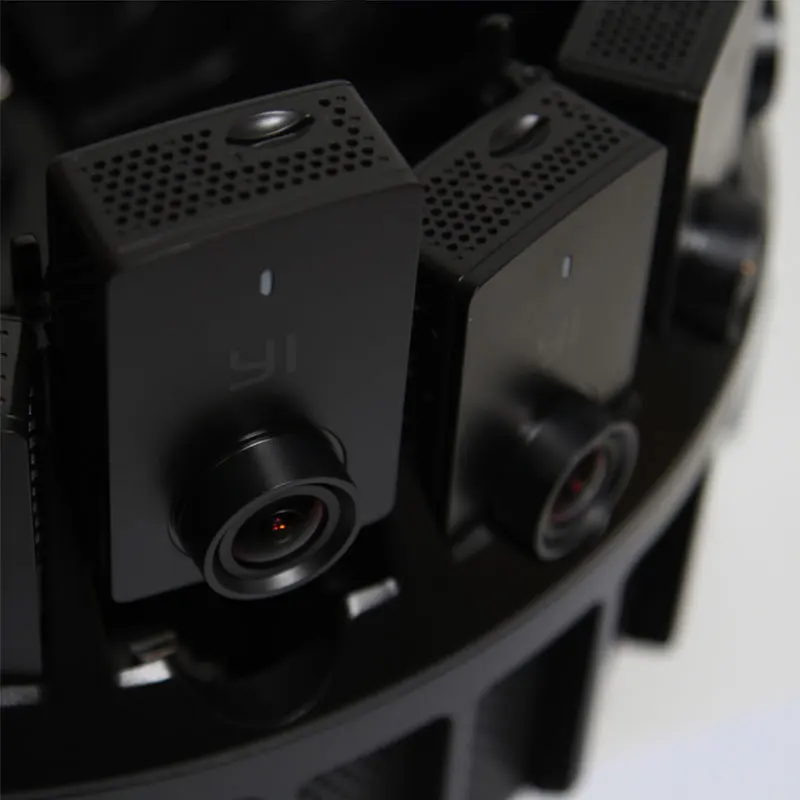 YI HALO VR Камера 3D-360 5 ГГц Wi-Fi 2 дюймов ЖК-дисплей Сенсорный экран 100 минут Срок службы