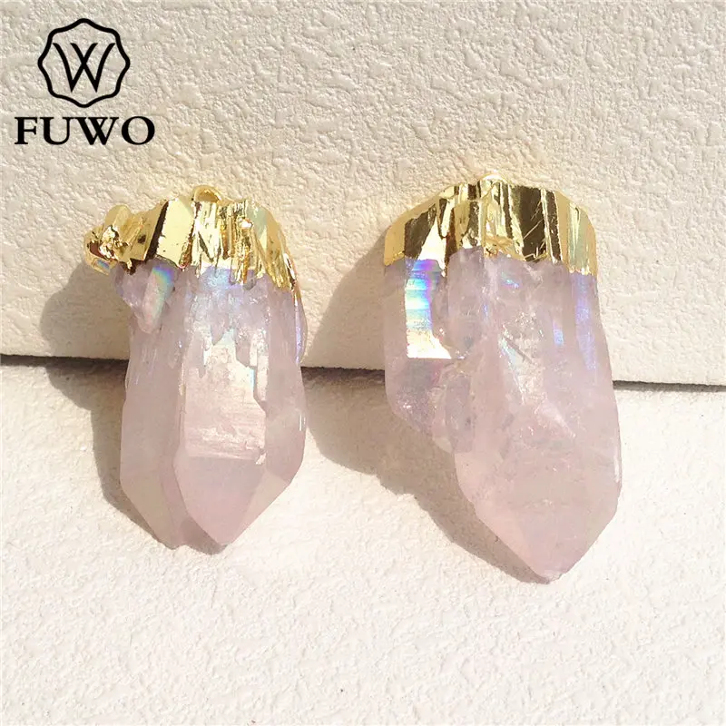 Fewo Angel Aura кварцевый Хрустальный точечный кластер пастельный Радужный