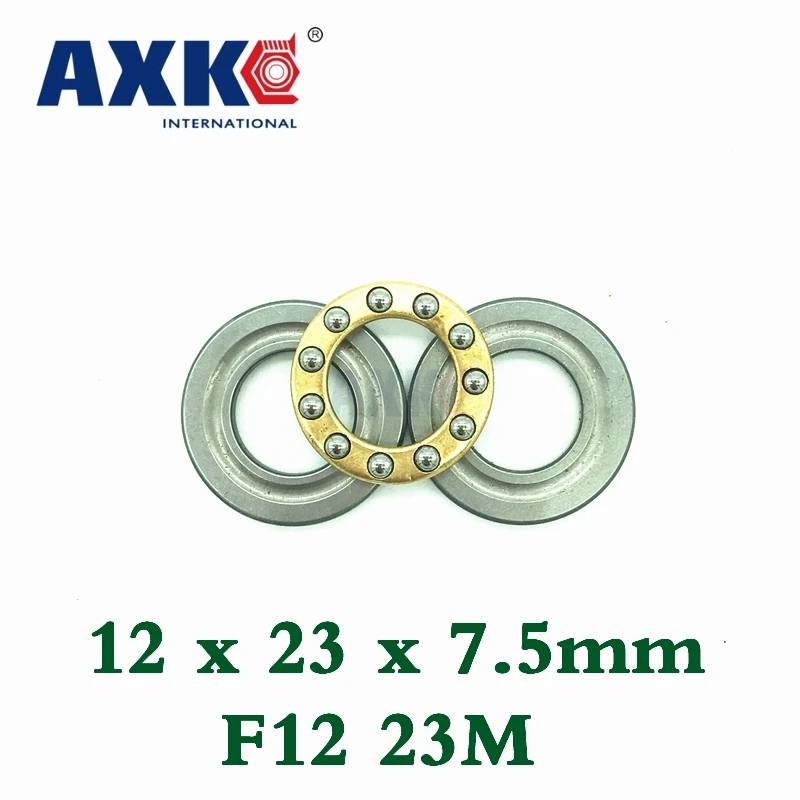 

2021 Real Rodamientos Axk Free Shipping 10pcs F12-23m Axial Ball Thrust Bearings 12 X 23 7.5mm Plane For 12mm Shaft 12*23*7.5mm