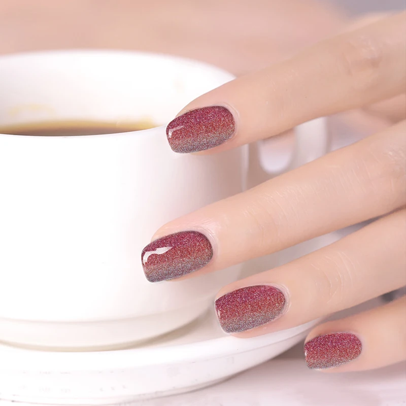 Цветной голографический Гель лак ROSALIND для ногтей полуперманентный УФ праймер 10